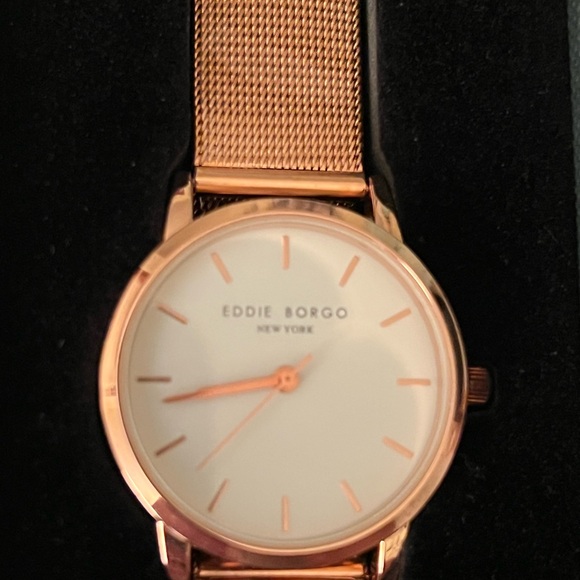 Eddie Borgo Women's SoHo  Watch in Rose Gold. Never used needs battery - Picture 2 of 4